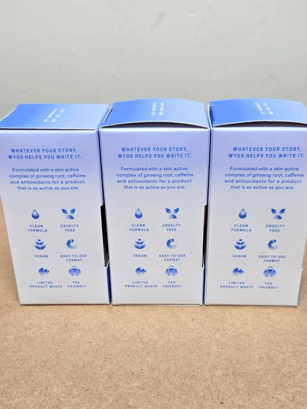 NEW 3-pack WYOS Shaving Cream/Suds Stick - The Disappearing Act -  1.8 Oz
